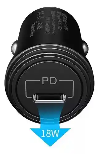 Cargador De Auto Carga Rapida 20w Pd Tipo C Mcdodo