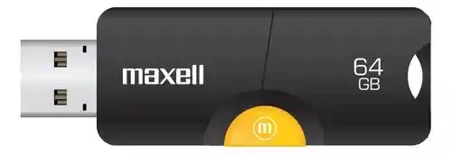 Pendrive Maxell Flix 64gb 3.0 Negro