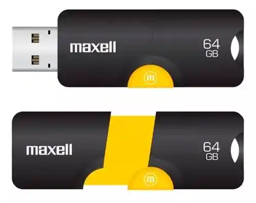 Pendrive Maxell Flix 64gb 3.0 Negro
