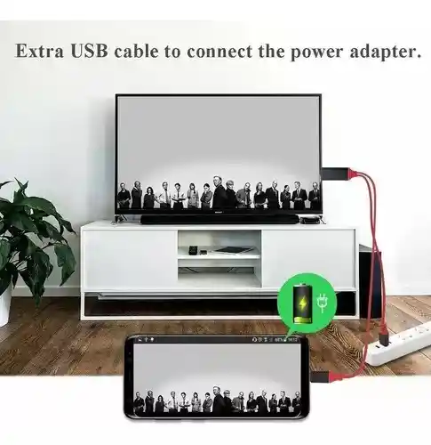 Cable Usb Tipo C-usb A Hdmi 4k Cable Hdtv Tv Digital