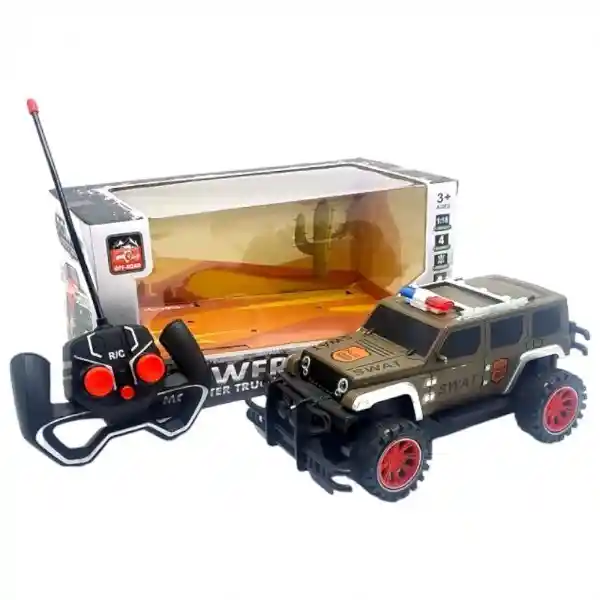 Jeep Swat Policial R/c (a Pilas)