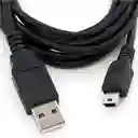 Cable Mini Usb V3 De 3 Metros Negro Boccini