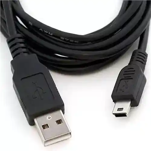 Cable Mini Usb V3 De 3 Metros Negro Boccini