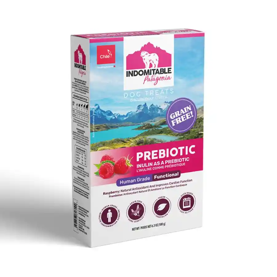 Galleta Prebiotic Para Perros Sabor Frambuesa 180 Gr
