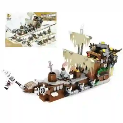 Arma 12en1 Block Barco Pirata, 576 Pcs