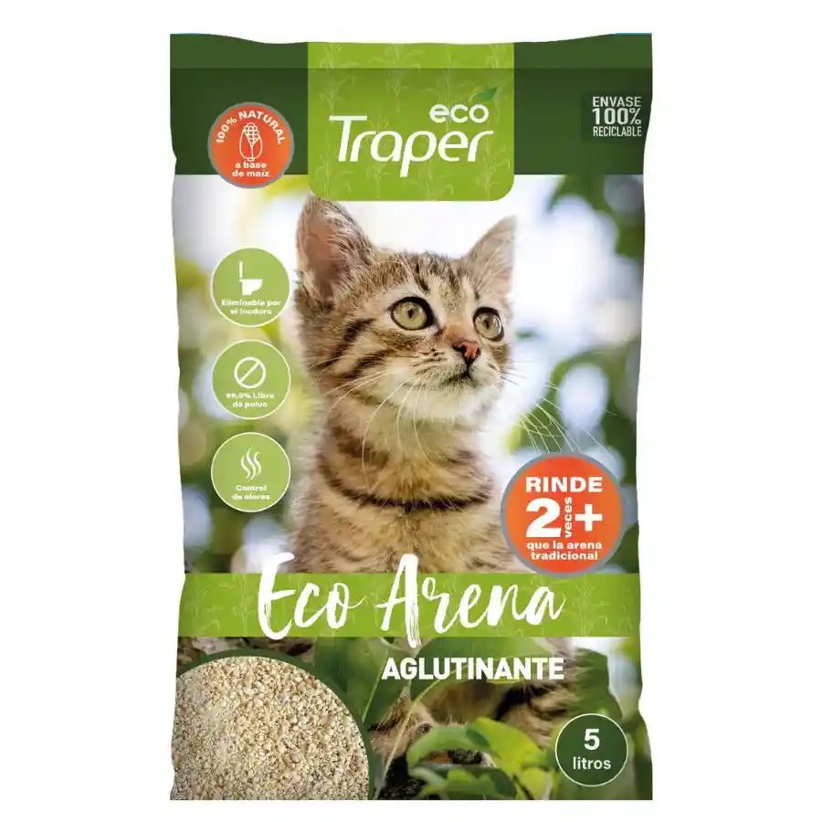 Eco Arena Traper Maiz 5l 3,5 Kg