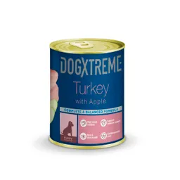 Dogxtreme Dog Puppy Pavo Con Manzana Alimento Húmedo Para Perros 400 Gr
