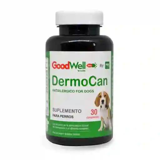 Suplemento Antialérgico Para Perros Dermocan X 30 Comp