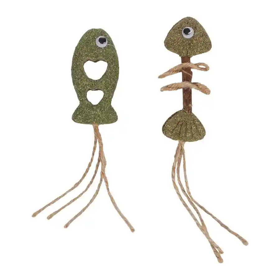 Flamingo Boleo Pez Con Cuerda Para Gatos Surtido