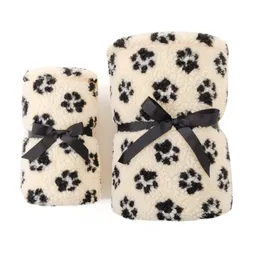 Leeby Manta Para Perros Con Diseño De Huellas