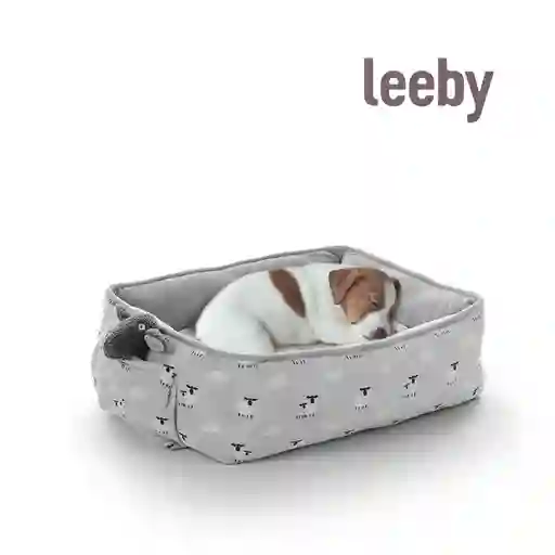 Leeby Cama Con Bolsillo Para Cachorros Con Diseño De Ovejas