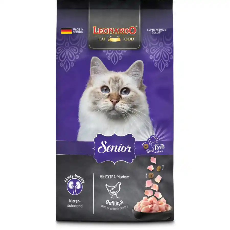 Leonardo Adult Senior Alimento Para Gato 1,8 Kg