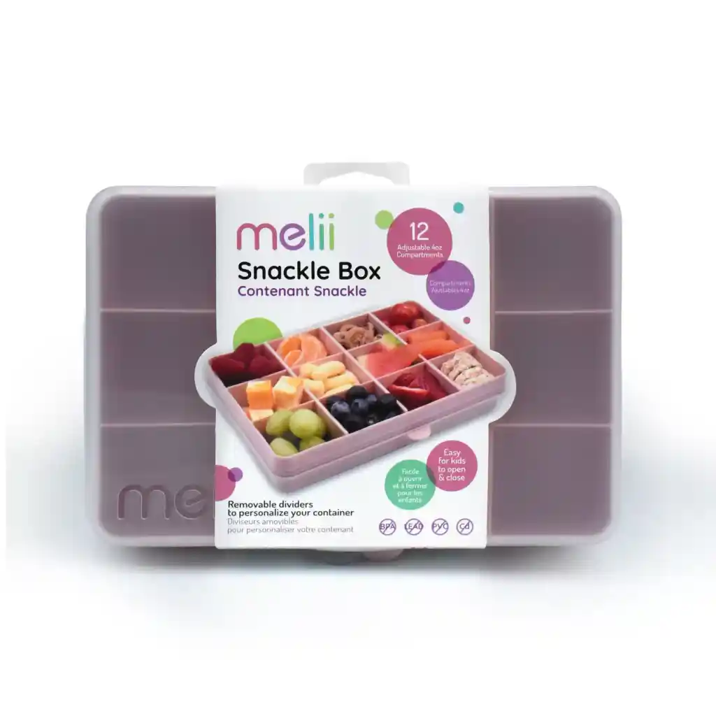 Caja Contenedora Para Snacks Rosada Melii