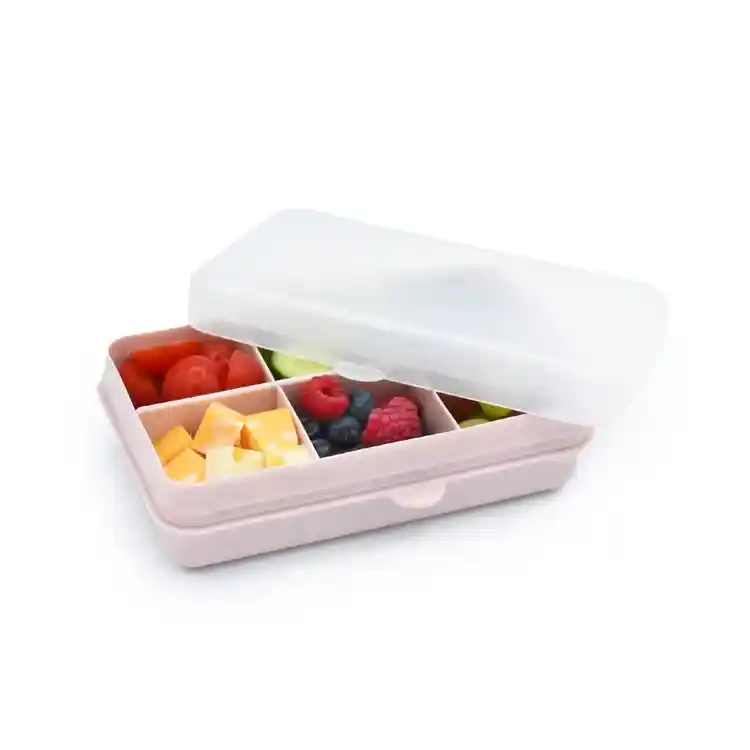 Caja Contenedora Mini Para Snacks Rosada Melii