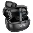 Audifonos Inalambricos Bt Hoco Eq5 Anc+enc Cancelación De Ruido Activa Negro