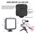 	 Kit De Grabacion Estabilizador Luz Led Y Micrófono Youtube