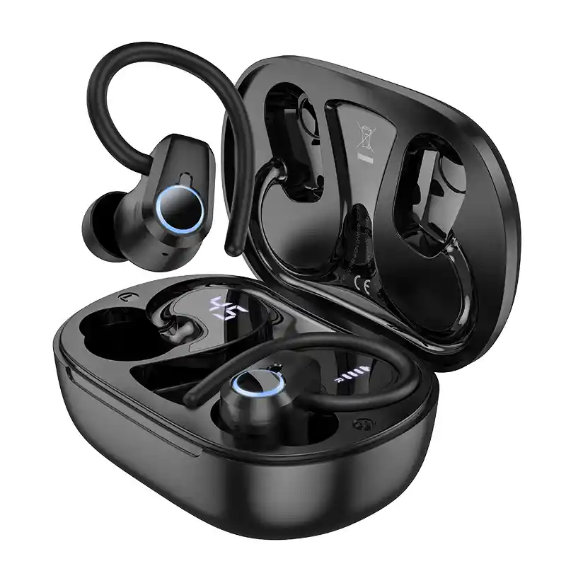 Audifonos Inalambricos Bluetooth Tws In Ear 7hr Hoco Eq8 Negro