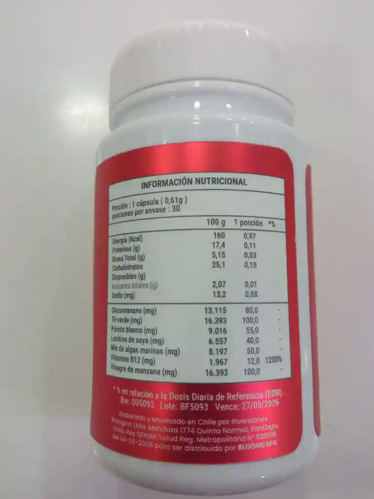 Fit - Control De Peso Cap X 30