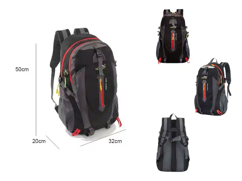 Bolso Mochila Grande Ligera Camping Viaje Resistente Agua 40l