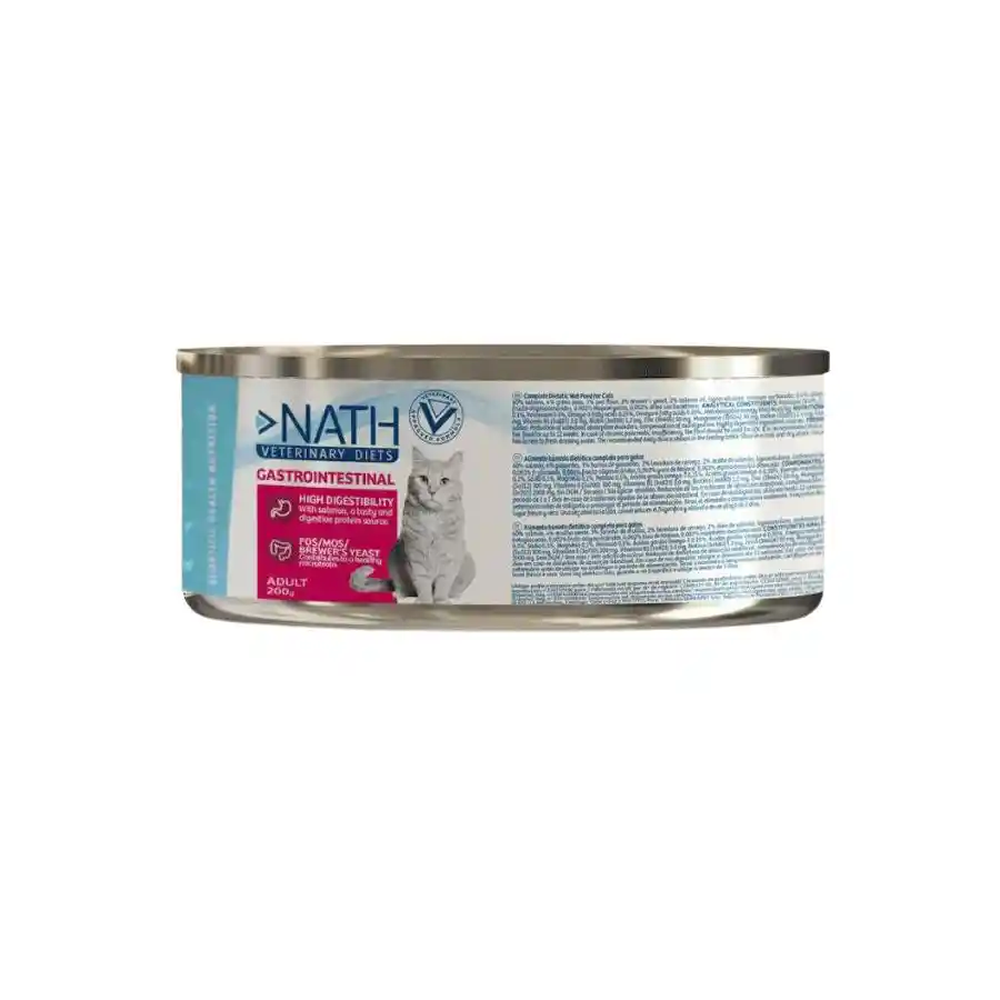 Nath Vetdiet Gastrointestinal Alimento Húmedo Para Gatos 200 Gr