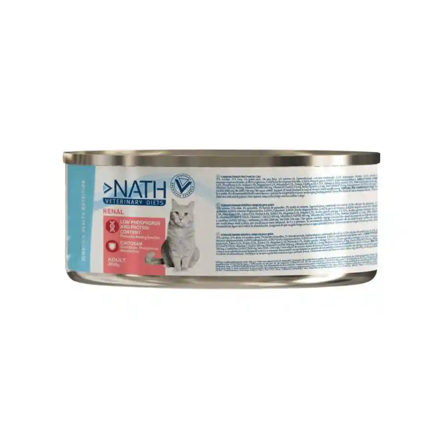 Nath Vetdiet Renal Alimento Húmedo Para Gatos 200 Gr