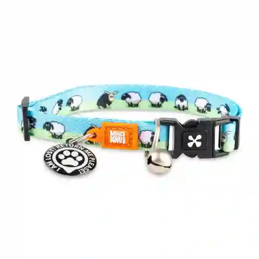 Collar Con Smart Id Para Gatos Black Sheep