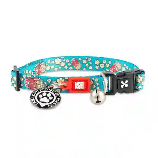 Collar Con Smart Id Para Gatos Popcorn