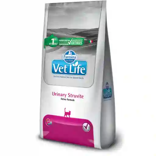 Vetlife Farmina Alimento Seco Medicado Urinary Estruvita Gato 7.5 Kg