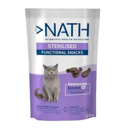 Nath Snack Para Gatos Adultos Esterilizados 50 Gr