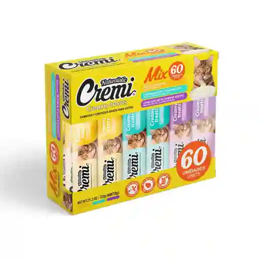 Naturalistic Cremi Caja Mix De Pollo 60 Sobres