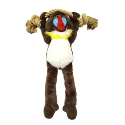 Mono De Peluche Con Sonido Y Cuerda Para Perro
