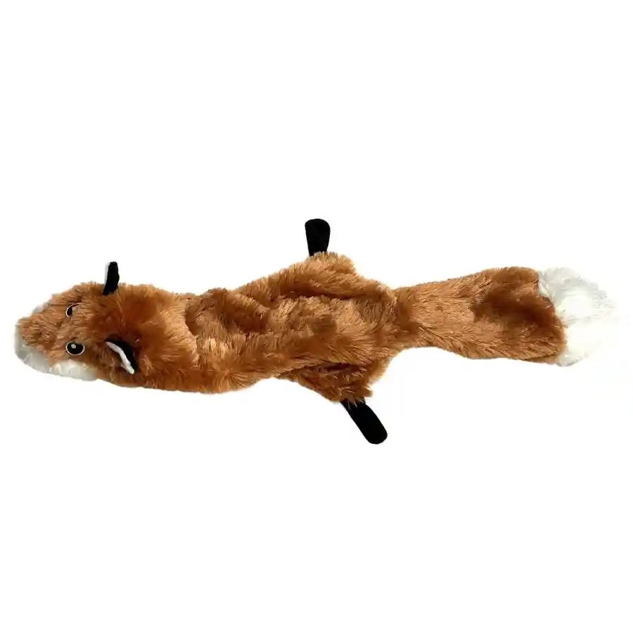 Comfort Skinny Zorro Peluche Con Sonido Crujiente Para Perros