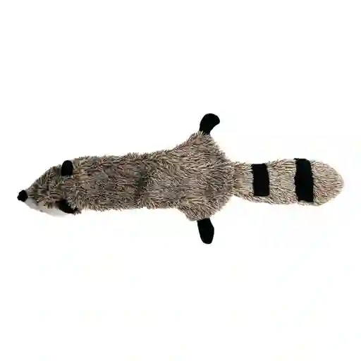 Comfort Skinny Mapache Peluche Con Sonido Crujiente Para Perros