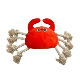 Peluche Cangrejo De Río Con Patas De Cuerda Para Perros Talla M