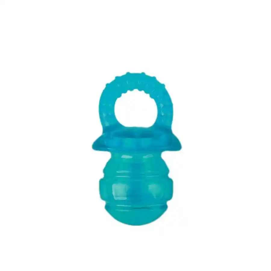 Juguete Mordedor Chupete Azul Para Cachorros Talla S