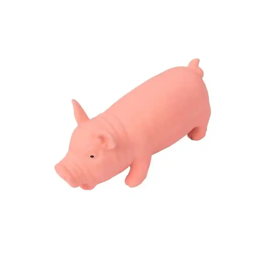 Juguete De Cerdito Mordedor Para Perros Talla S
