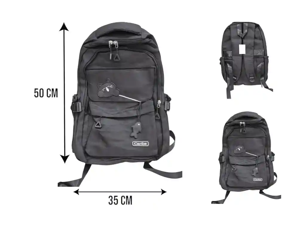 Mochila Escolar Ligera Bolso Infantil Comoda Divertido Gato