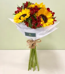 5 Girasoles Alstroemerias