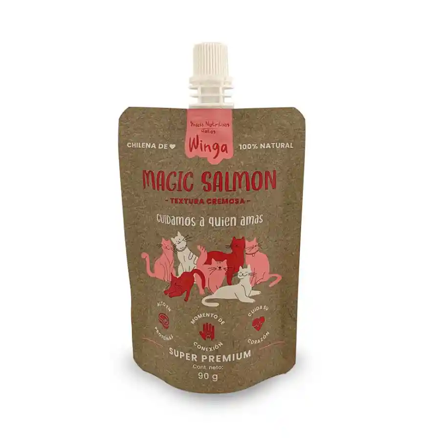 Winga Magic Salmón Gato 90 Gr