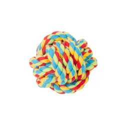Pull Rope Ball Multicolor Pelota De Cuerda Para Perros Talla M