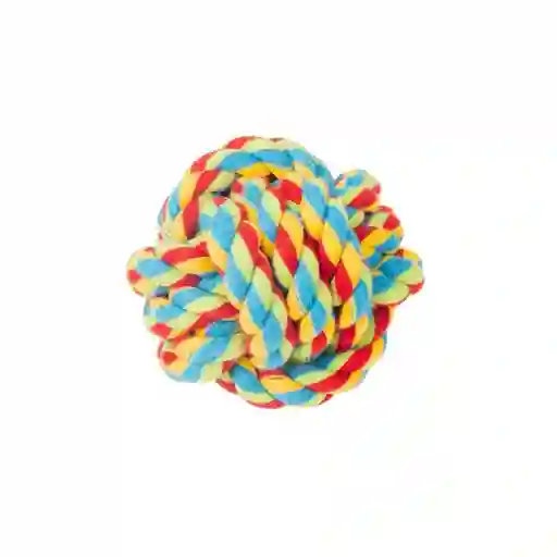 Pull Rope Ball Multicolor Pelota De Cuerda Para Perros Talla L