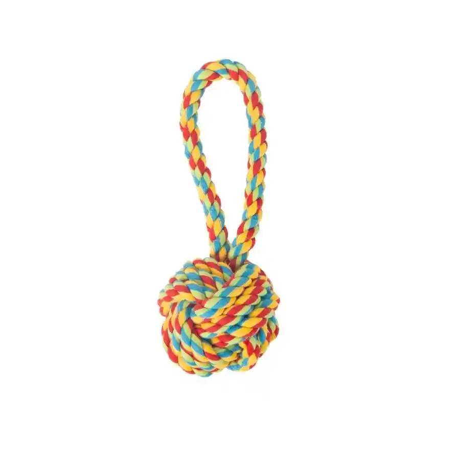 Pelota-tirador Multicolor Para Perros Talla M