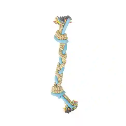 Pull Multi-texture Rope Azul Mordedor De Cuerda Para Perro Talla S