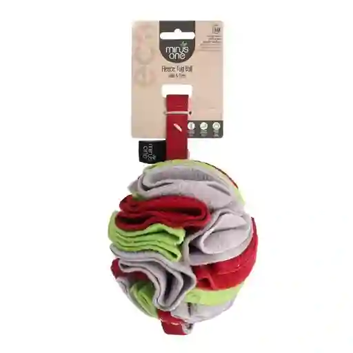 Minus One Fleece Tug Ball Pelota De Tela Para Perros Y Gatos