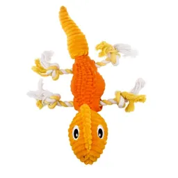 Peluche Dispensador Salamandra Con Patas De Cuerda Para Perros