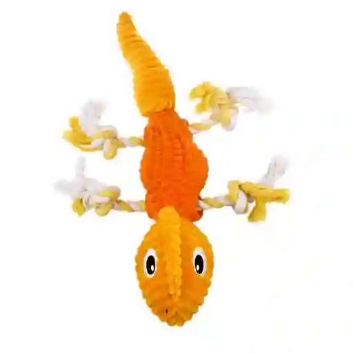 Peluche Dispensador Salamandra Con Patas De Cuerda Para Perros