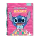 Cuaderno Universitario 100 Hojas 7mm Stitch Disco