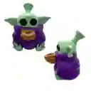 Bong De Silicona Baby Yoda Lila