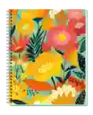 Cuaderno Universitario 100 Hojas 7mm Floral