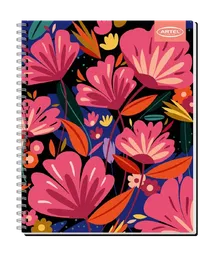 Cuaderno Universitario 100 Hojas 7mm Floral